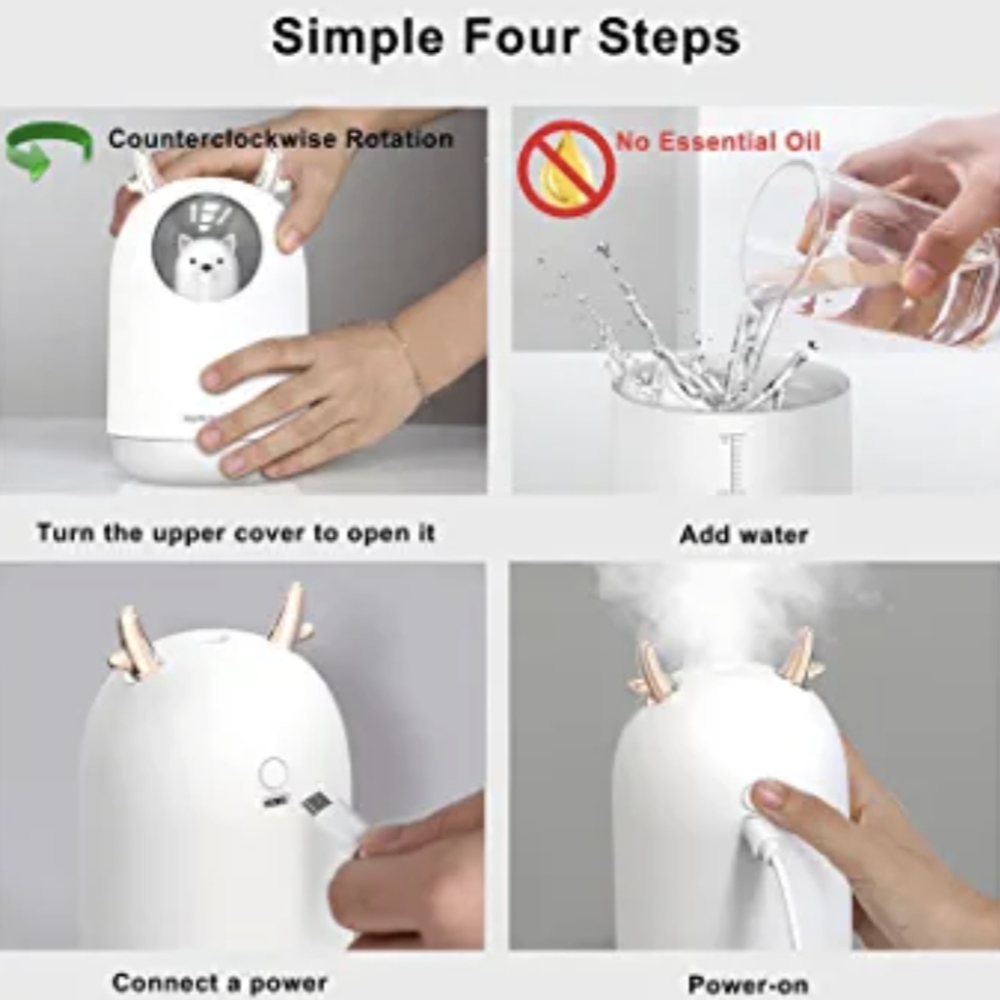 Mini USB Humidifier ❤️ - Picture 4 of 6